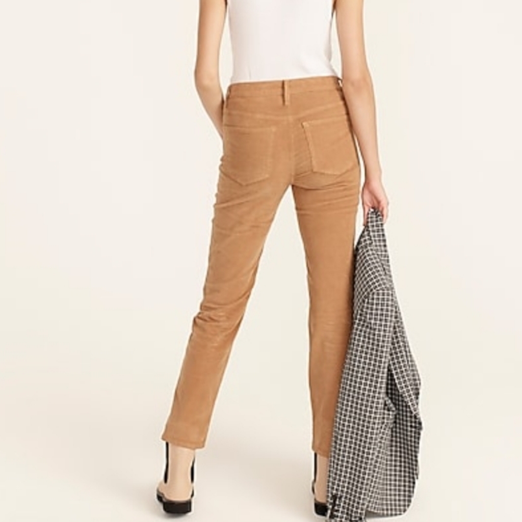 J.Crew City Fit Cotton Peachy Corduroy Pants